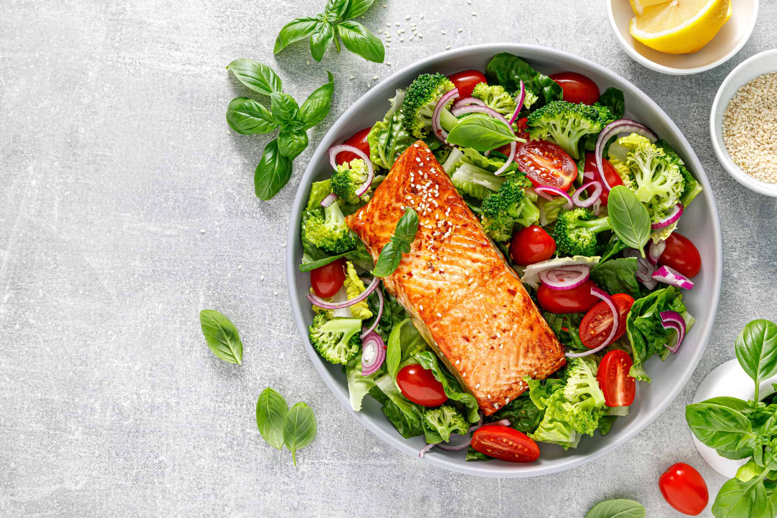 Greek Salmon Salad - Options Medical Weight Loss Clinic + Center