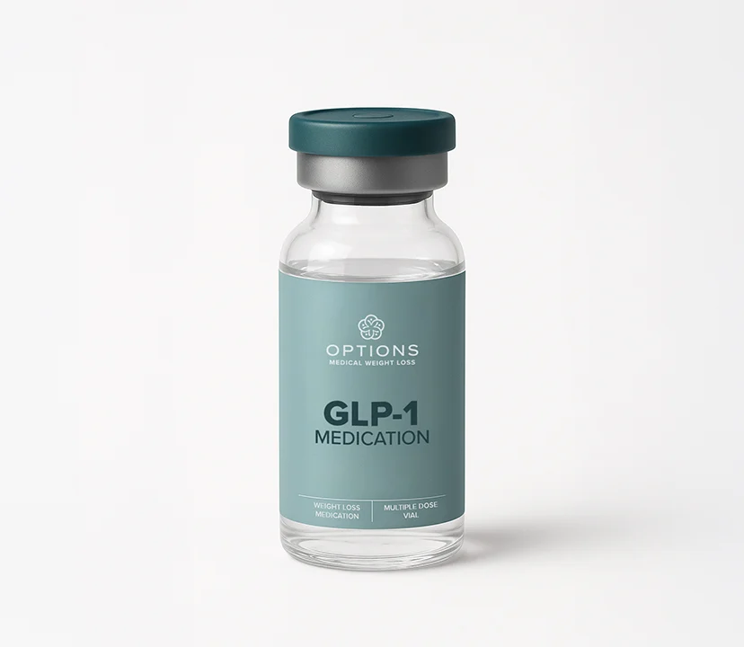 A vial of GLP-1.
