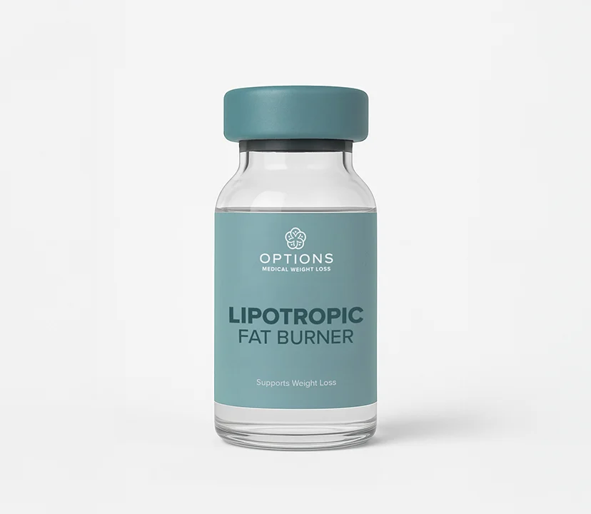 A bottle of Lipotropic injections.